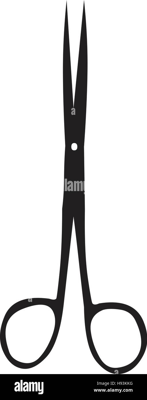 Medical Scissors Stock Vector