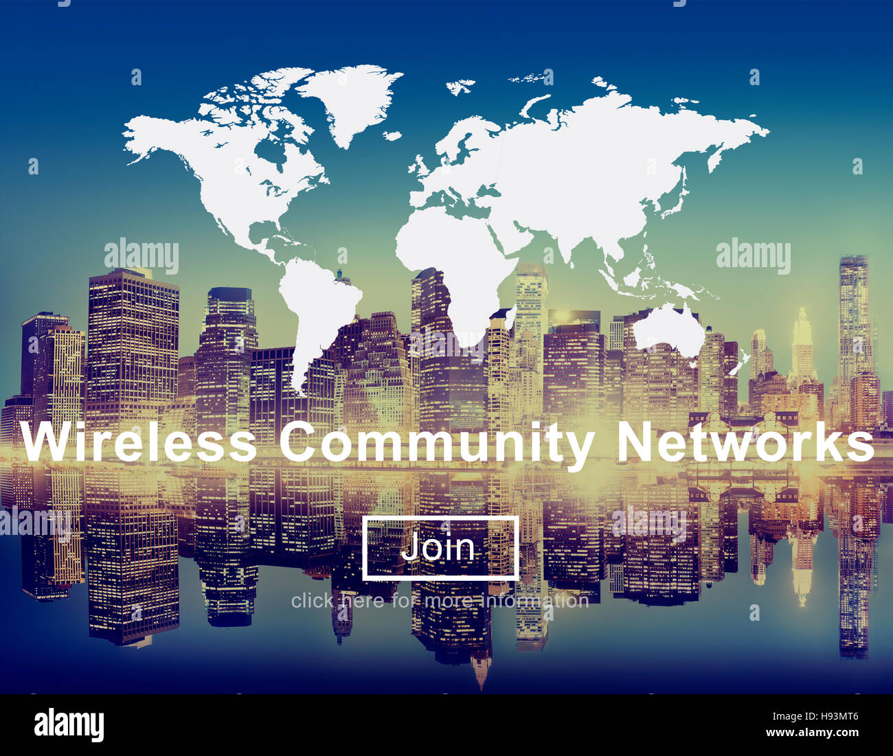 Wireless Community Networks Technology Hotspot Concept Stock Photo - Alamy