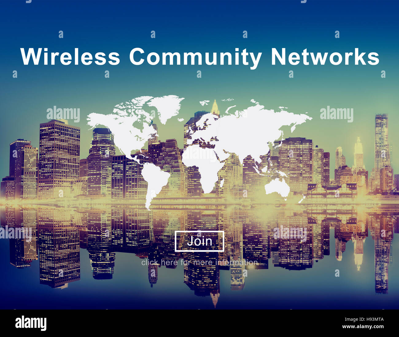 Wireless Community Networks Technology Hotspot Concept Stock Photo - Alamy
