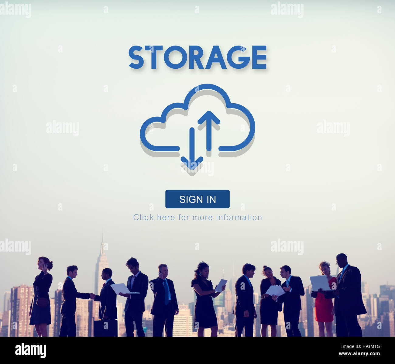 Storage Big Data Backup Computing Information Concept Stock Photo