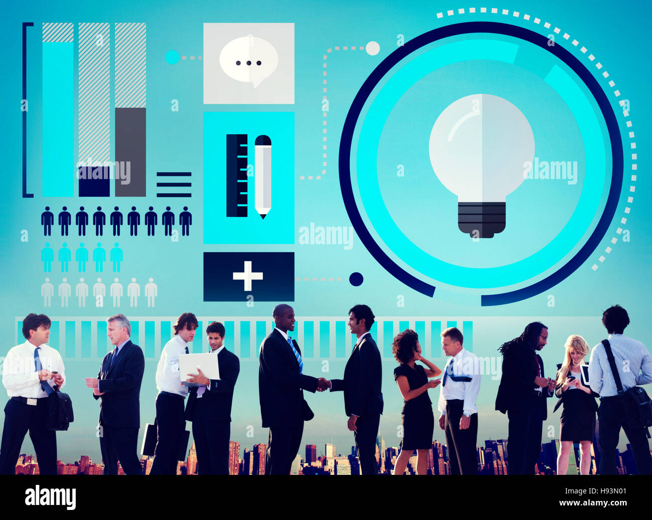 Ideas Innovation Creativity Knowledge Inspiration Vision Concept Stock ...