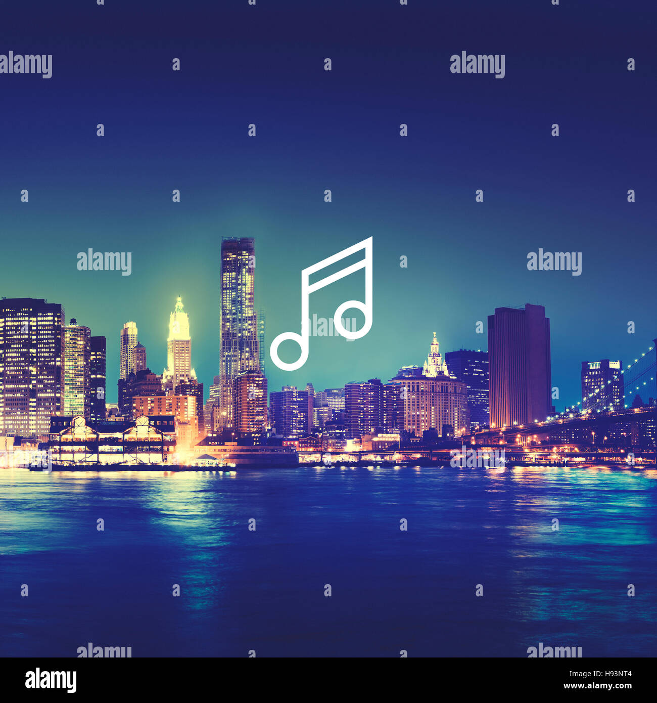 Melody Music Sound Key Artistic Icon Sign Concept Stock Photo Alamy