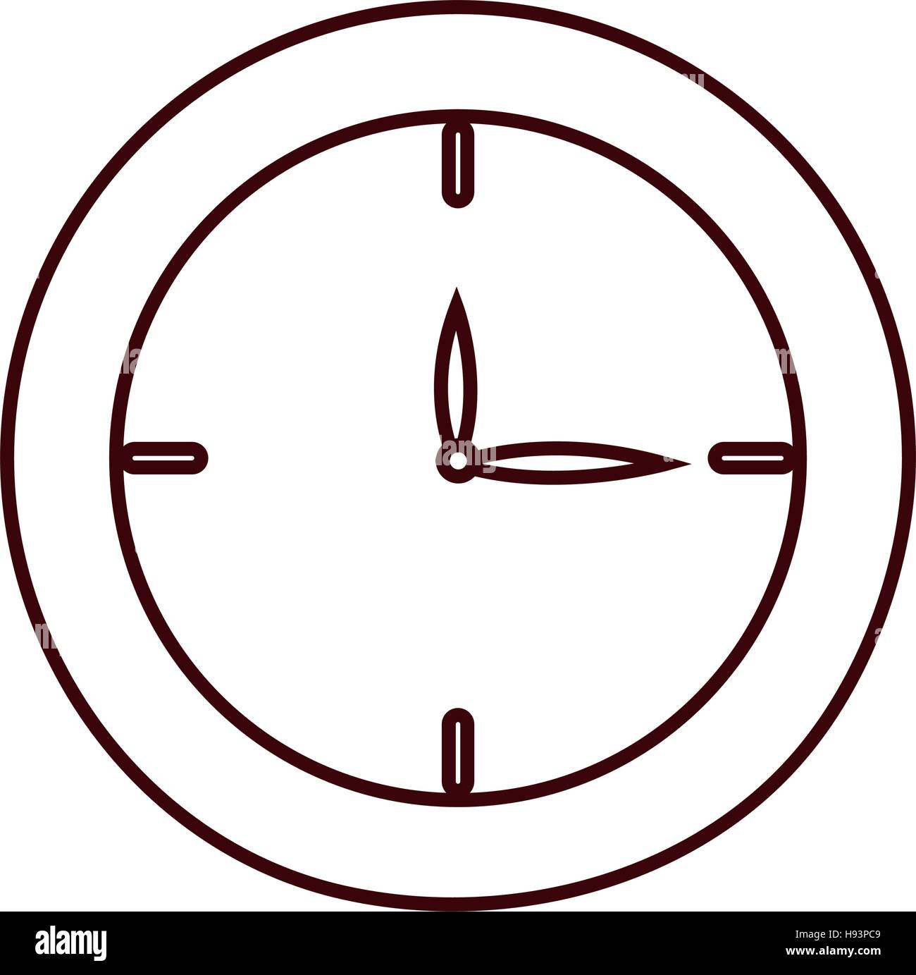 clock wall time Stock Vector Image & Art Alamy