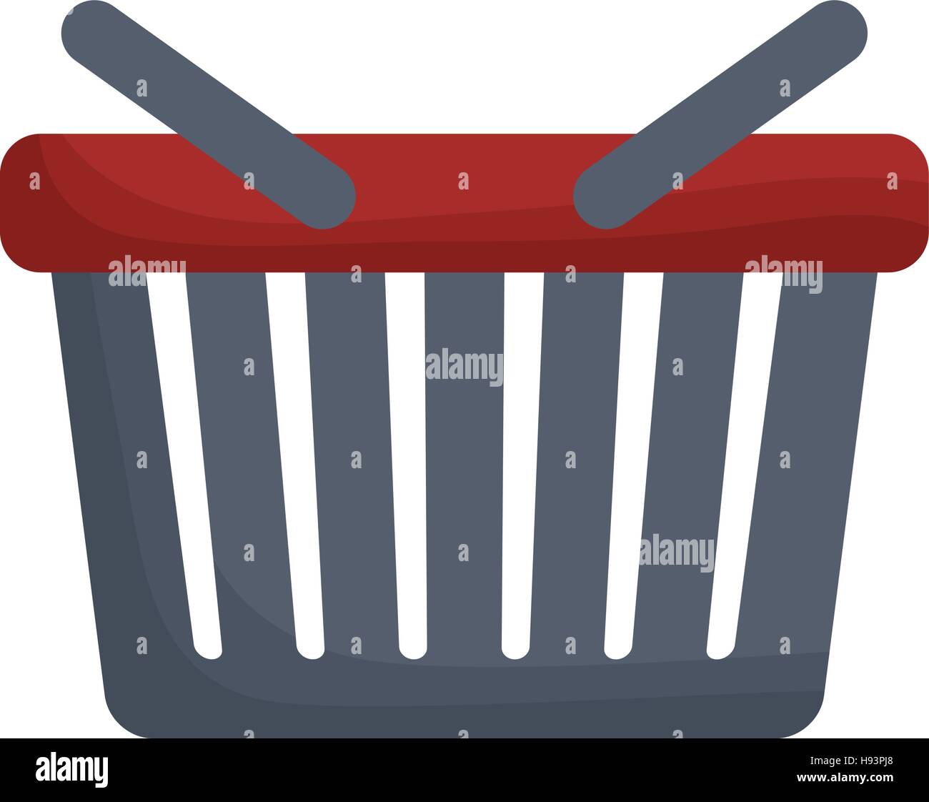 isolated shopping basket Stock Vector Image & Art - Alamy