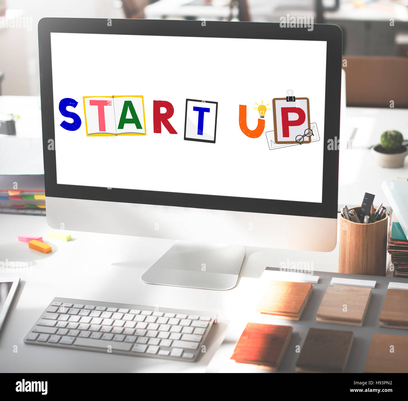 Start Up Business Growth Launch Aspiration Concept Stock Photo - Alamy