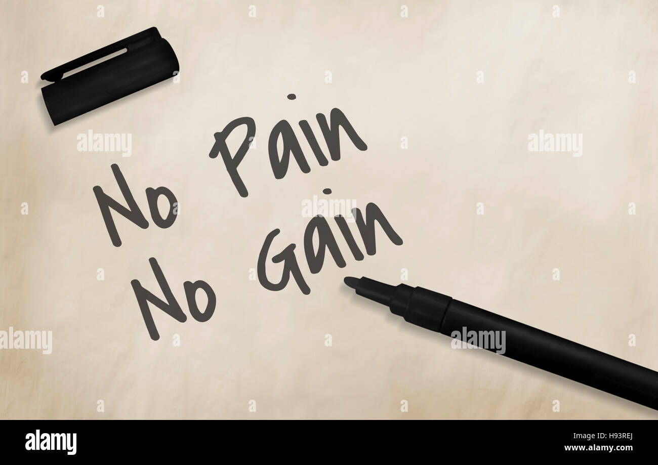 Pain And Gain High Resolution Stock Photography And Images Alamy