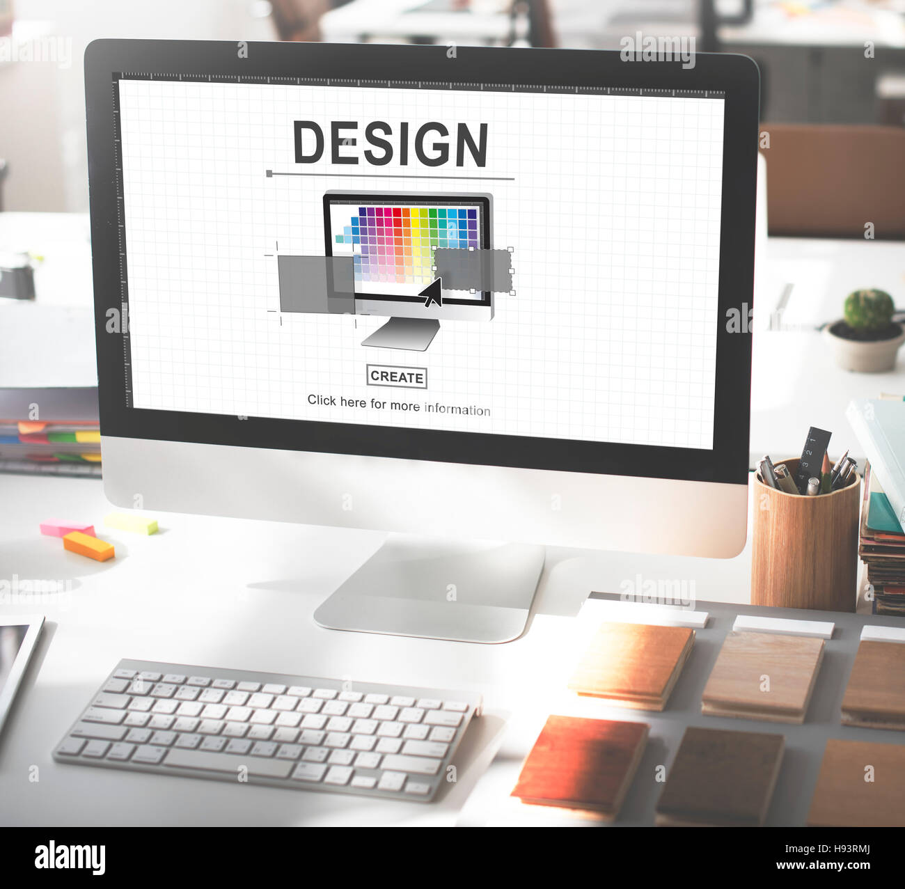 Design Layout Computer Software Interface Concept Stock Photo - Alamy