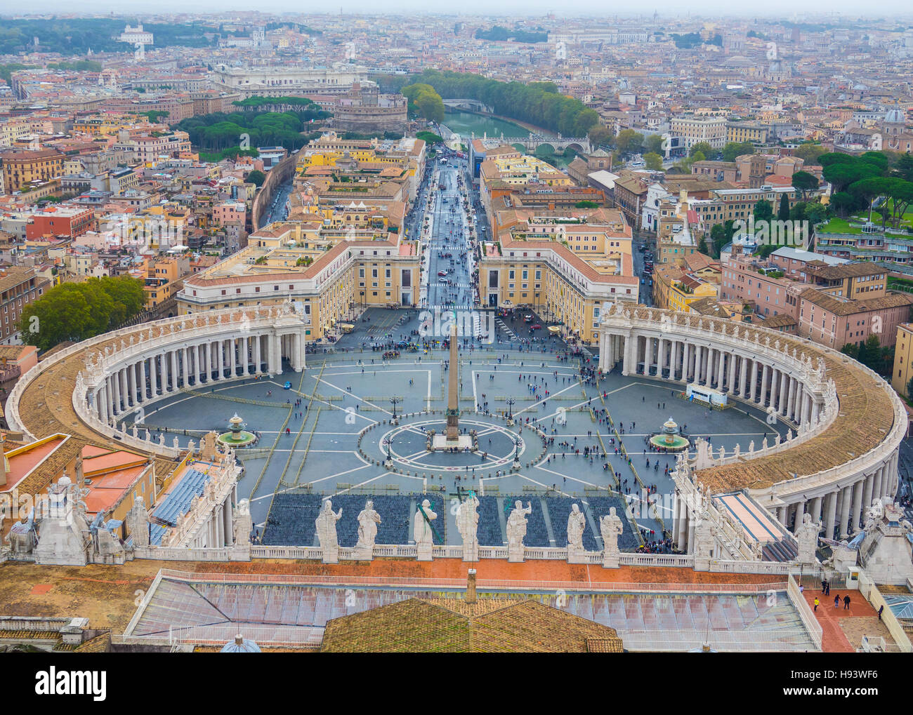 Aerial View Of The Vatican High Resolution Stock Photography and Images