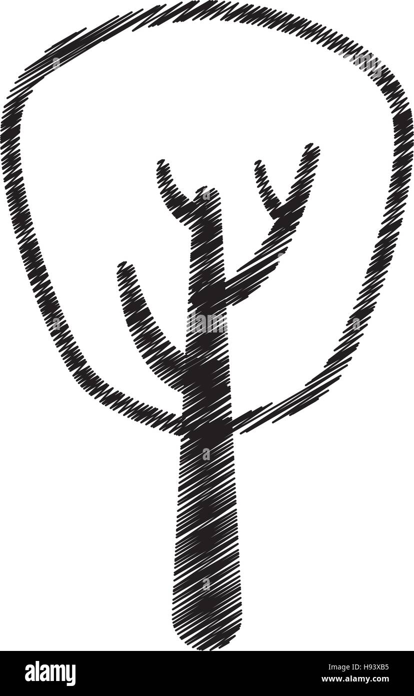tree plant hand drawing isolated icon Stock Vector Image & Art - Alamy