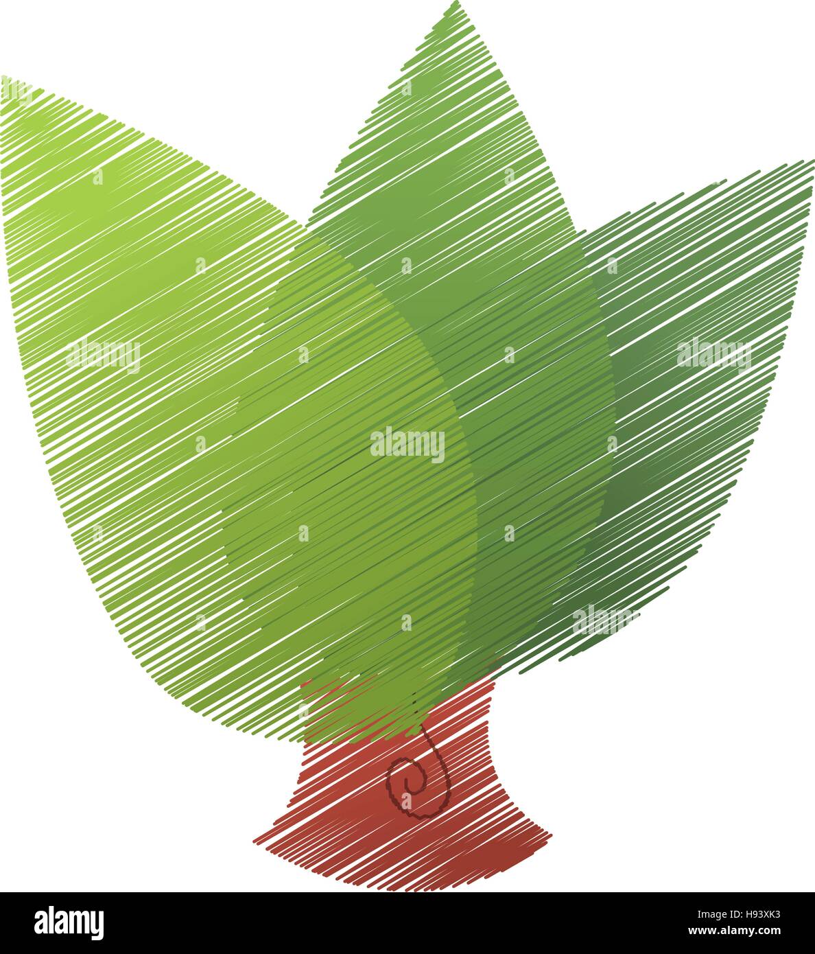 tree plant hand drawing isolated icon Stock Vector Image & Art - Alamy
