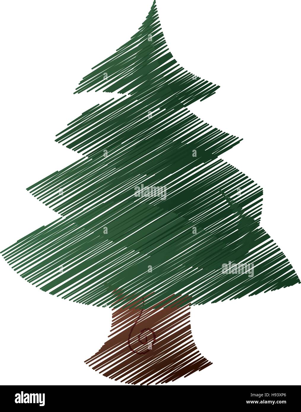 tree plant hand drawing isolated icon Stock Vector Image & Art - Alamy