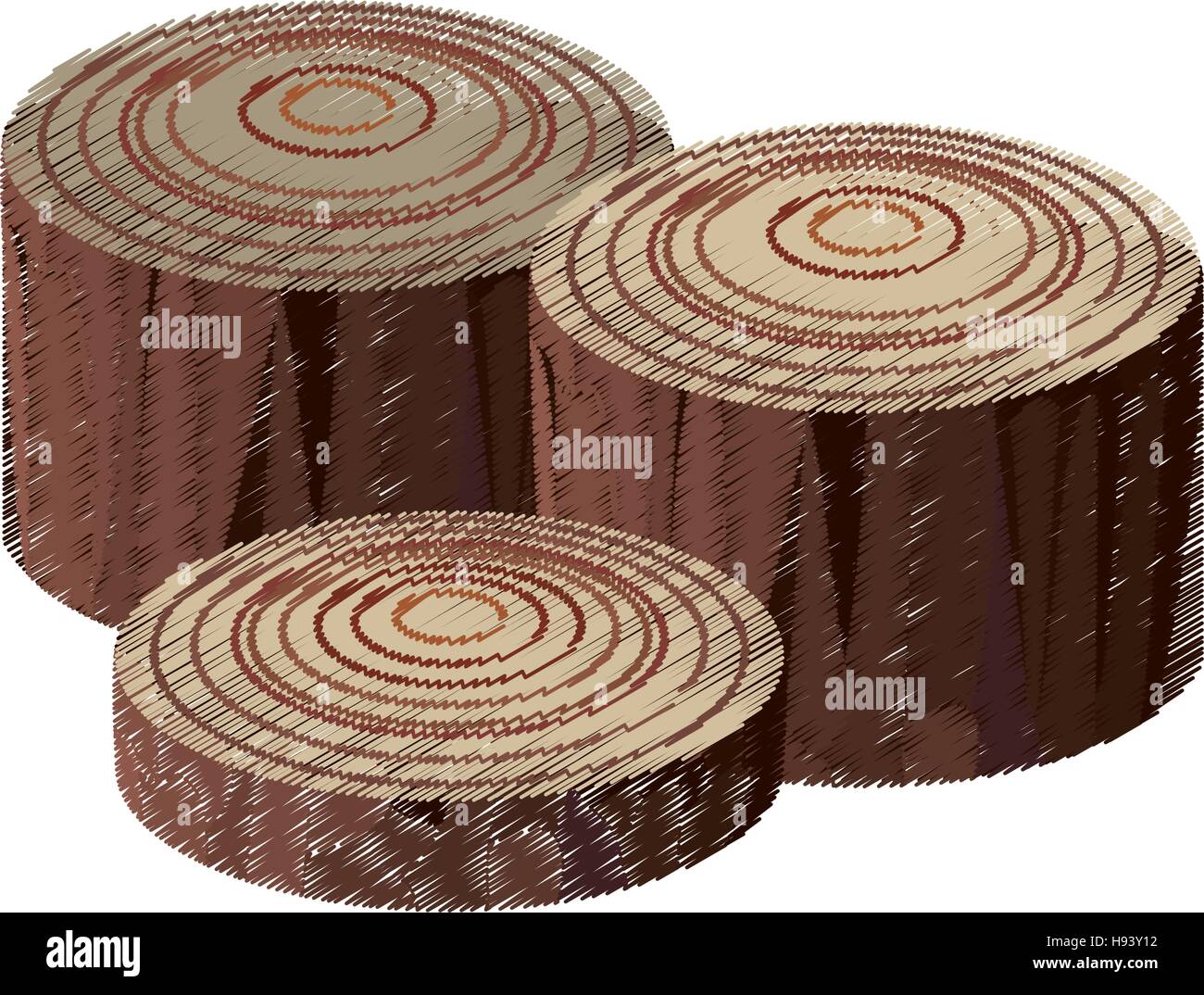 cut tree isolated icon Stock Vector Image & Art - Alamy