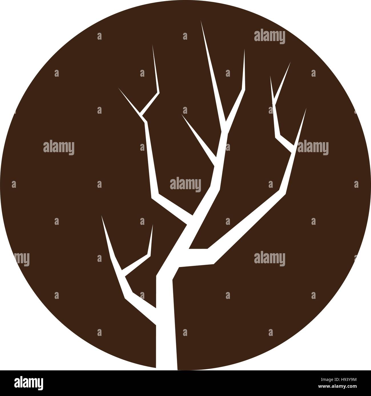 tree branch hand drawing isolated icon Stock Vector Image & Art - Alamy