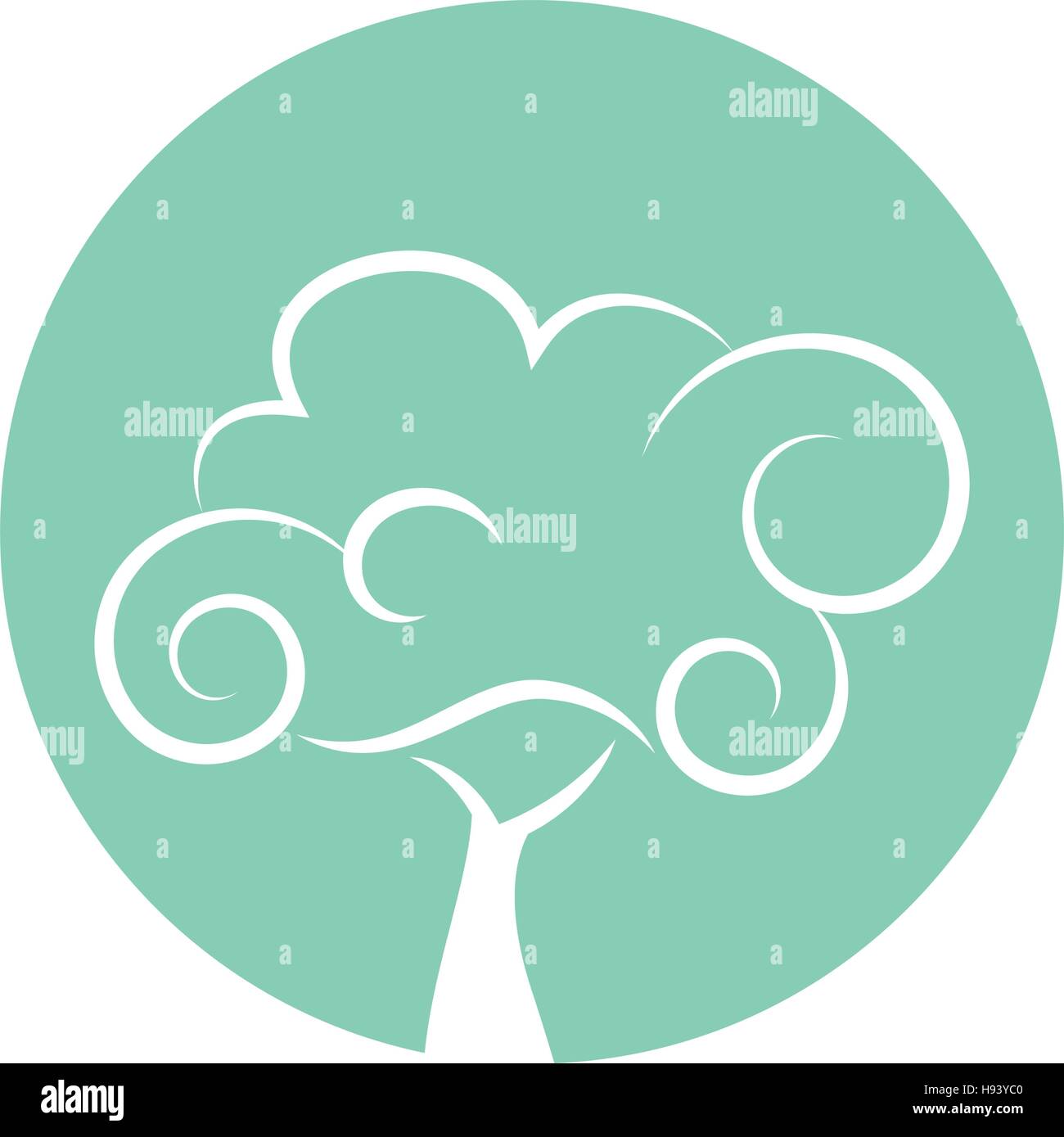 tree plant hand drawing isolated icon Stock Vector Image & Art - Alamy