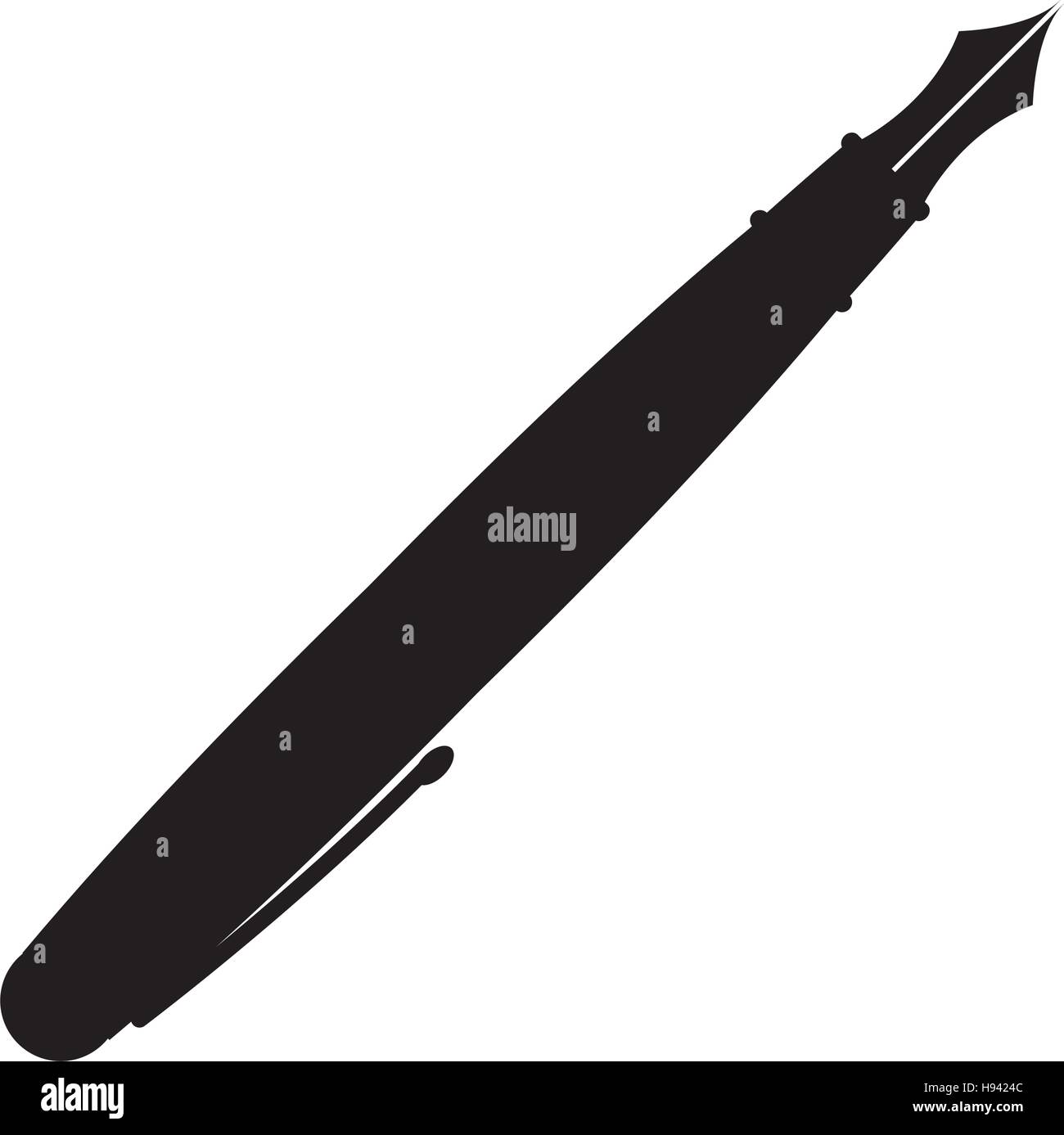 isolated office pen Stock Vector Image & Art - Alamy