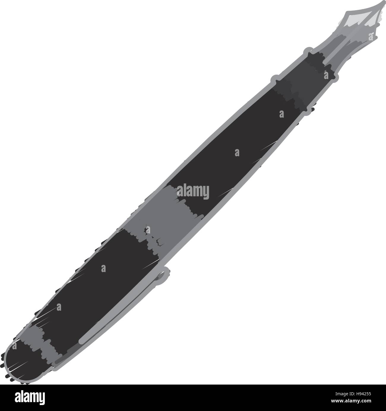 isolated office pen Stock Vector Image & Art - Alamy
