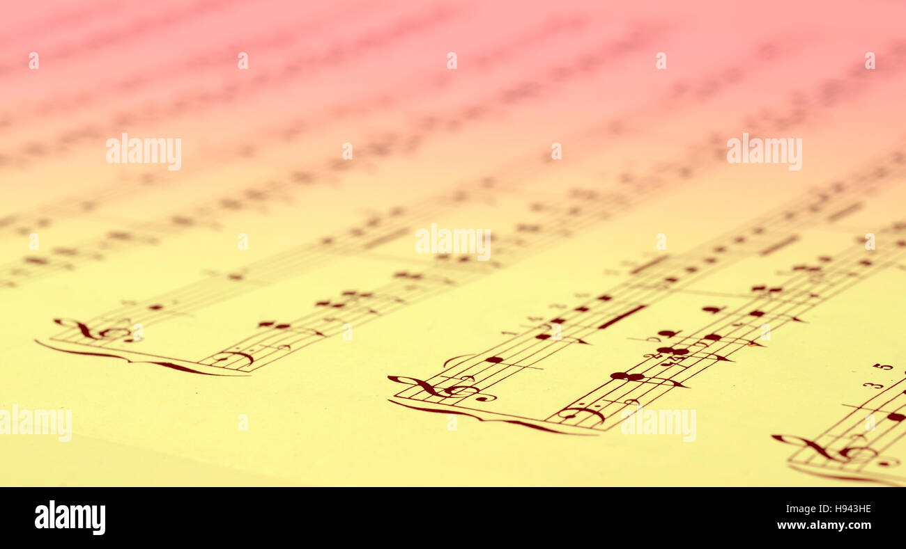 piano notes background