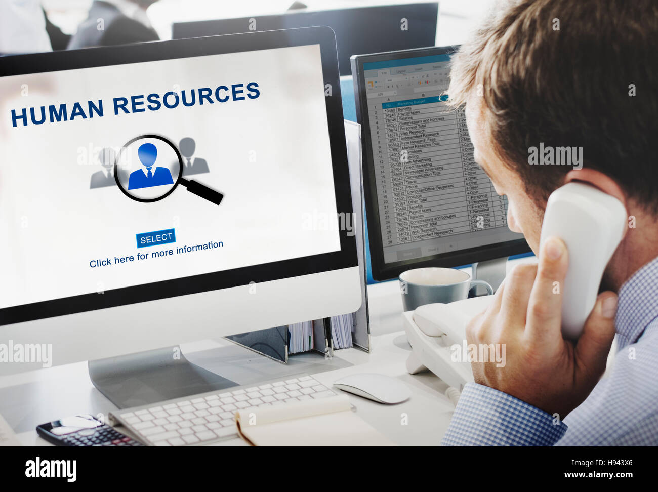 Human Resourcing Jobs Occupation Profession Concept Stock Photo Alamy