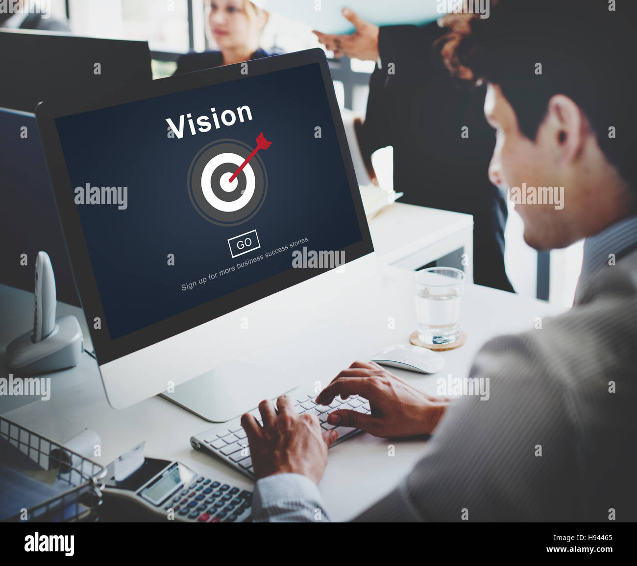 Vision Inspiration Homepage Ideas Concept Stock Photo - Alamy