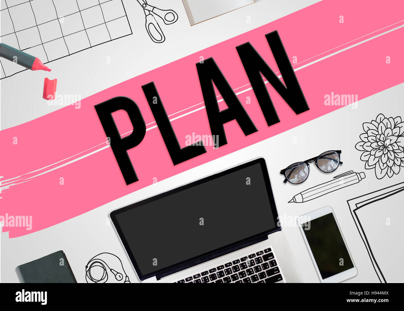 Plan Planning Project Business Concept Stock Photo - Alamy