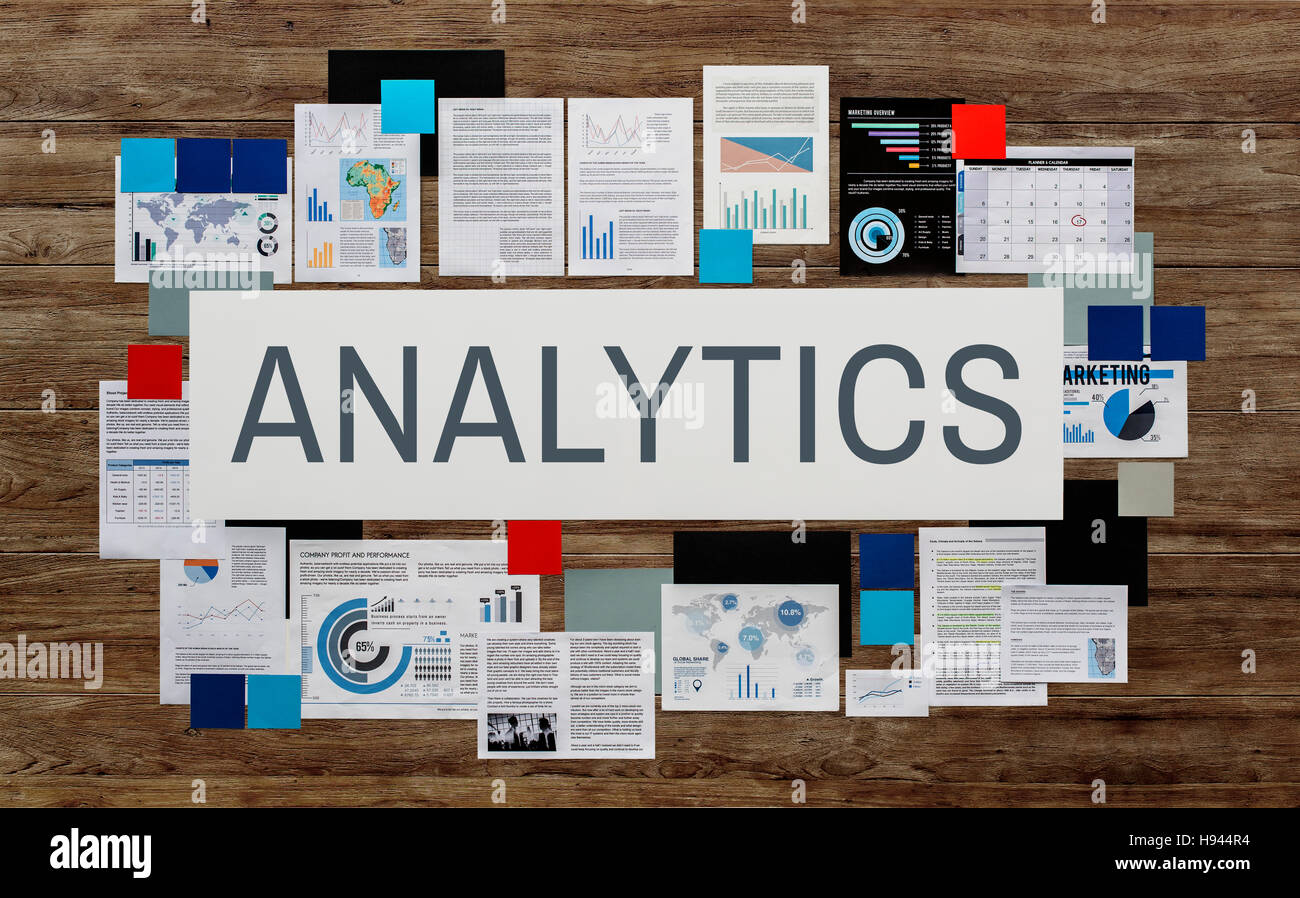 Analytics Statistics Analyze Data Analysis Patterns Concept Stock Photo