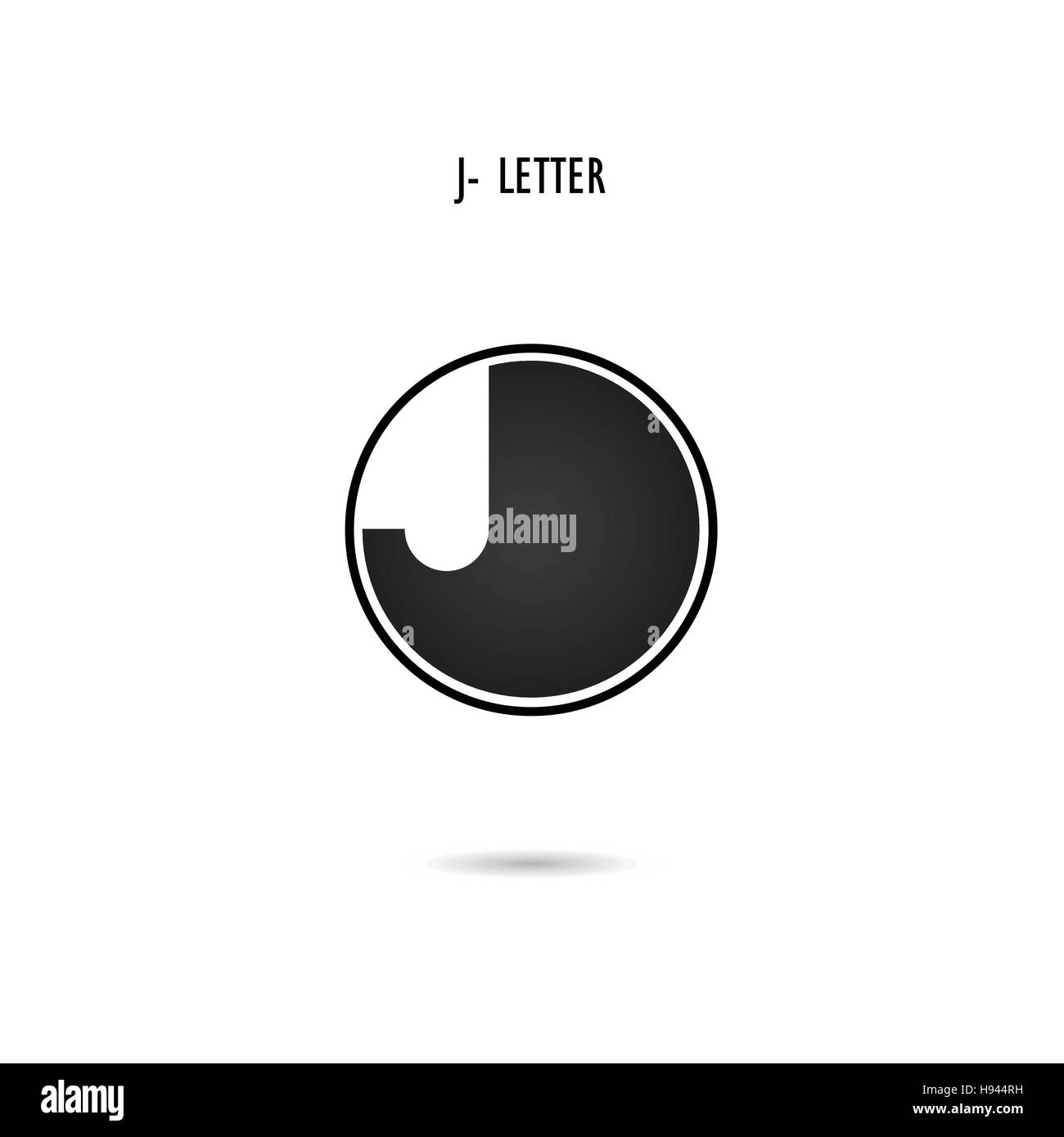 Creative J-letter icon abstract logo design.J-alphabet symbol.Corporate business and industrial logotype symbol.Vector illustration Stock Vector