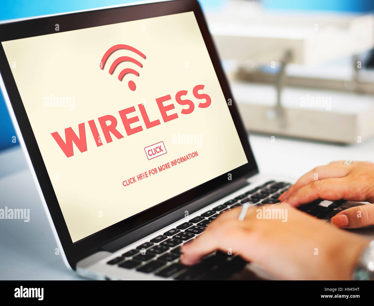 Wireless Technology Online Internet Concept Stock Photo