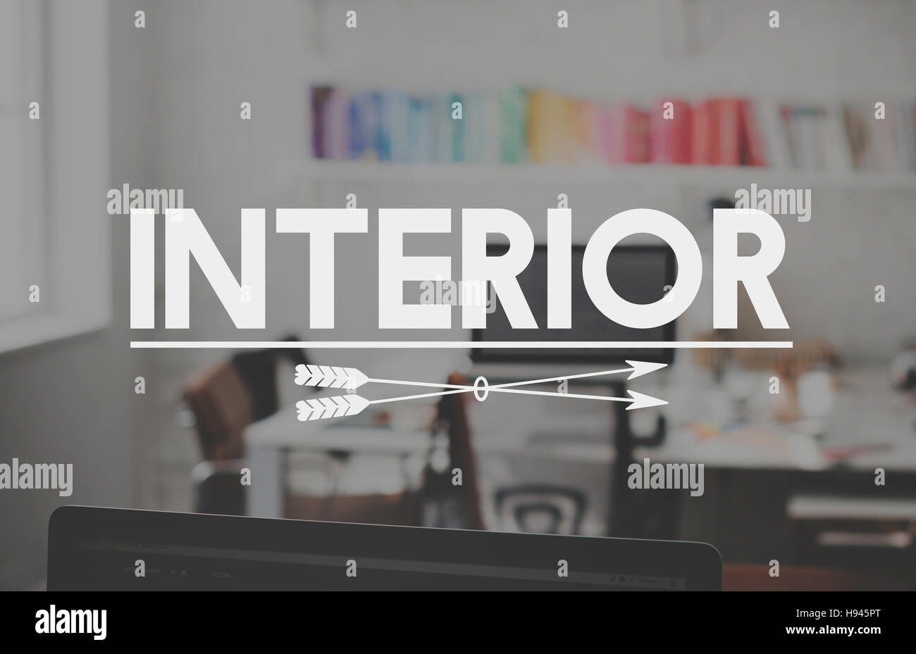 Interior Inside Design Decor Concept Stock Photo