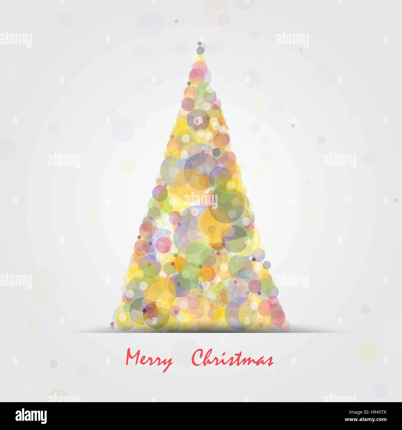 Christmas tree.Happy new year and merry christmas abstract background.Vector illustration Stock Vector