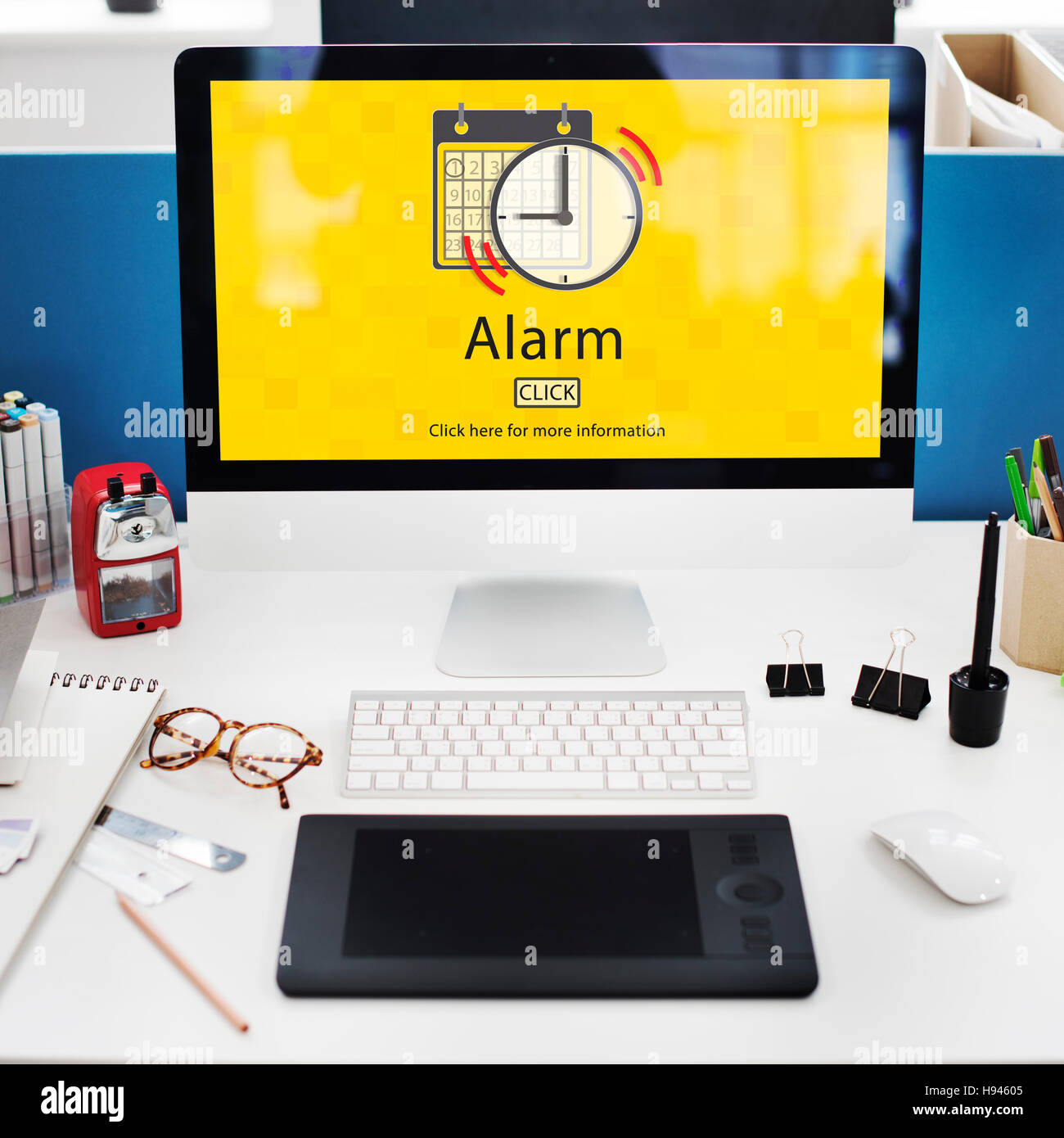 Alarm Alert Important Notice Schedule Concept Stock Photo Alamy