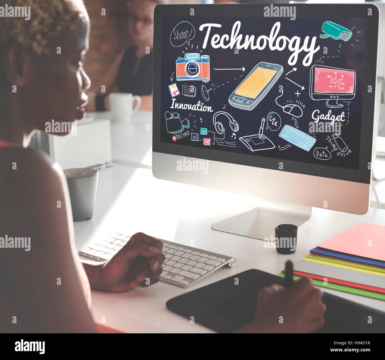 Technology Digital Innovation Science Concept Stock Photo Alamy