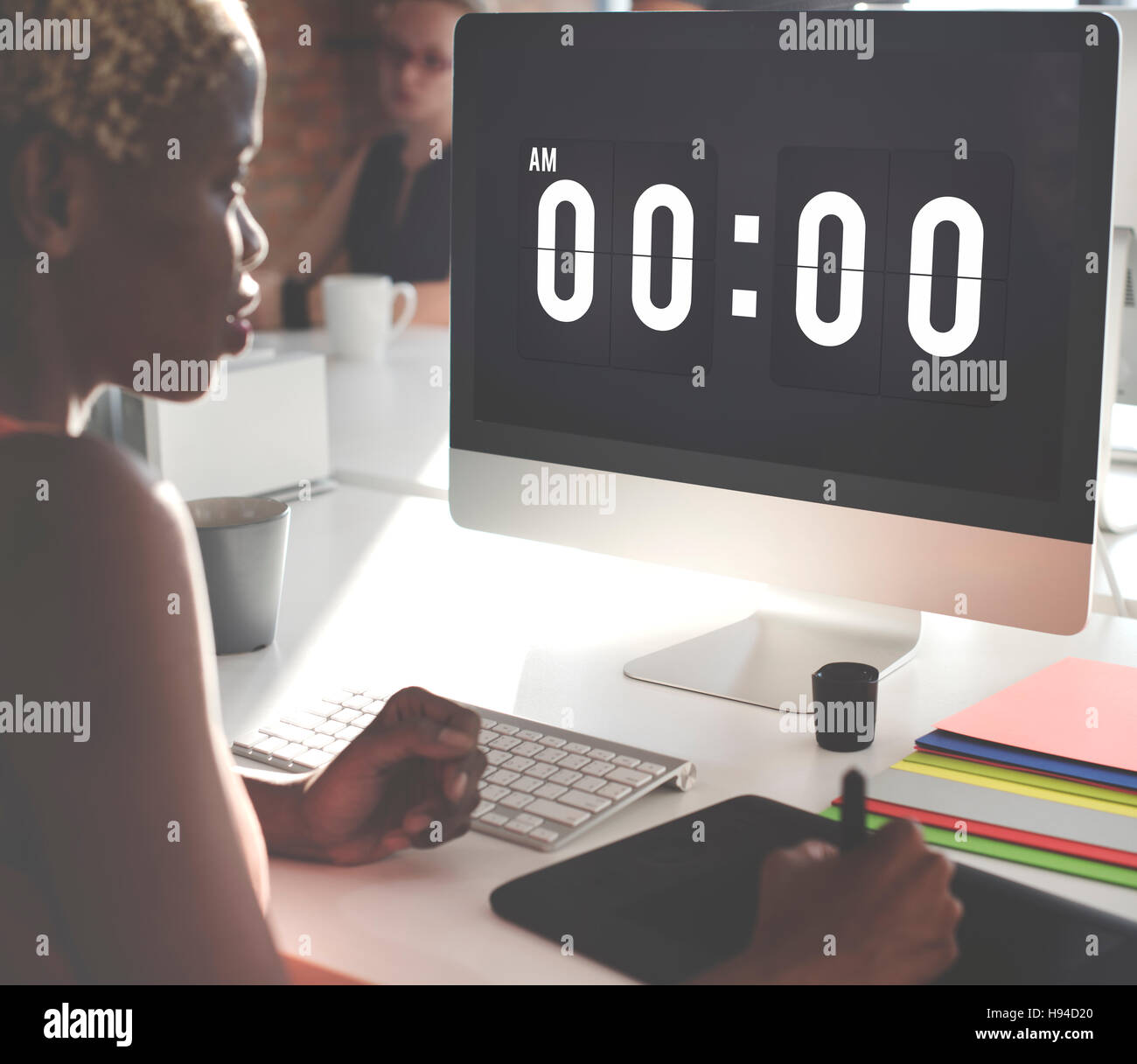 Midnight Time Tomorrow Timing Concept Stock Photo - Alamy