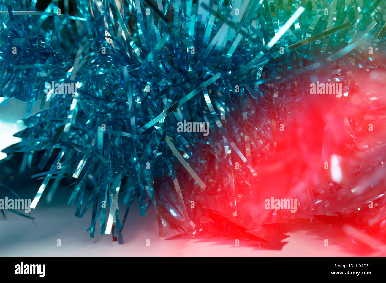 Christmas Background with tree decorations. Christmas card Stock Photo