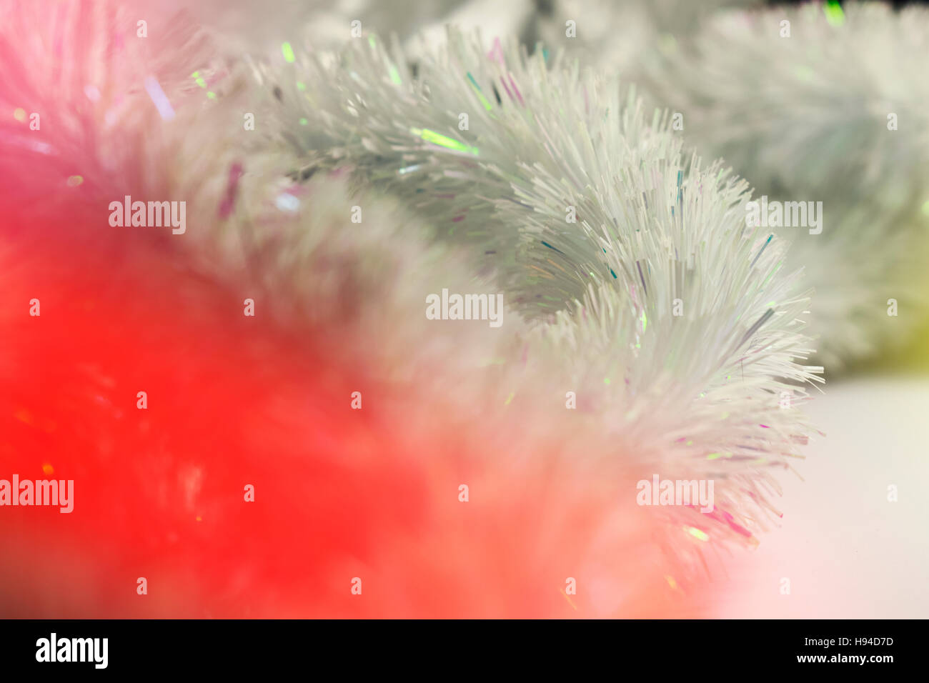 Christmas Background with tree decorations. Christmas card Stock Photo