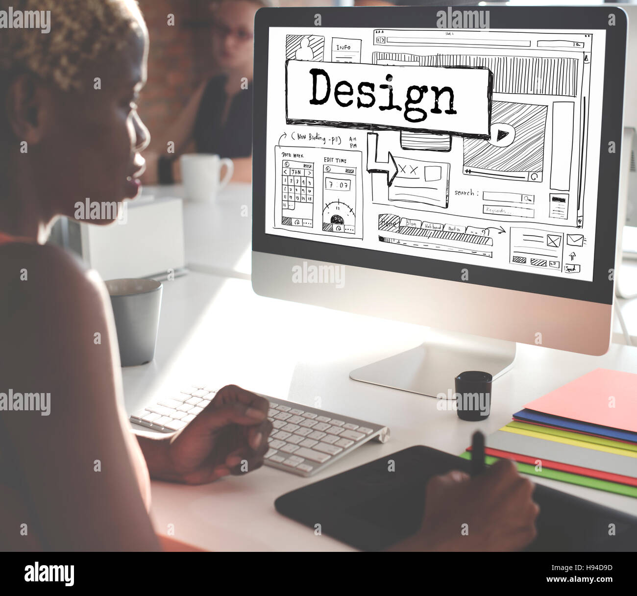 Design Create Creative Imagination Ideas Concept Stock Photo - Alamy