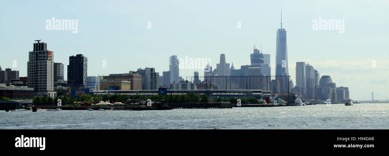 Manhattan Skyline, New York Stock Photo