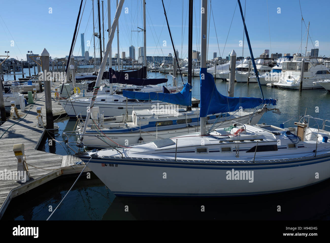 Frank S. Farley State Marina Atlantic City New Jersey NJ USA Stock