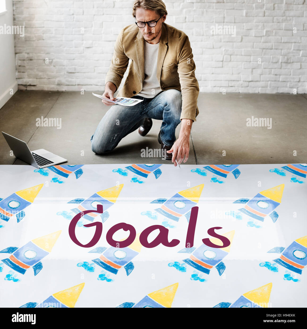 Goals Aim Aspiration Dreams Inspiration Target Concept Stock Photo Alamy
