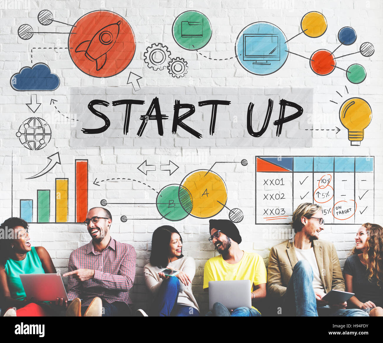Start up Launch Business Ideas Growth Success Concept Stock Photo - Alamy