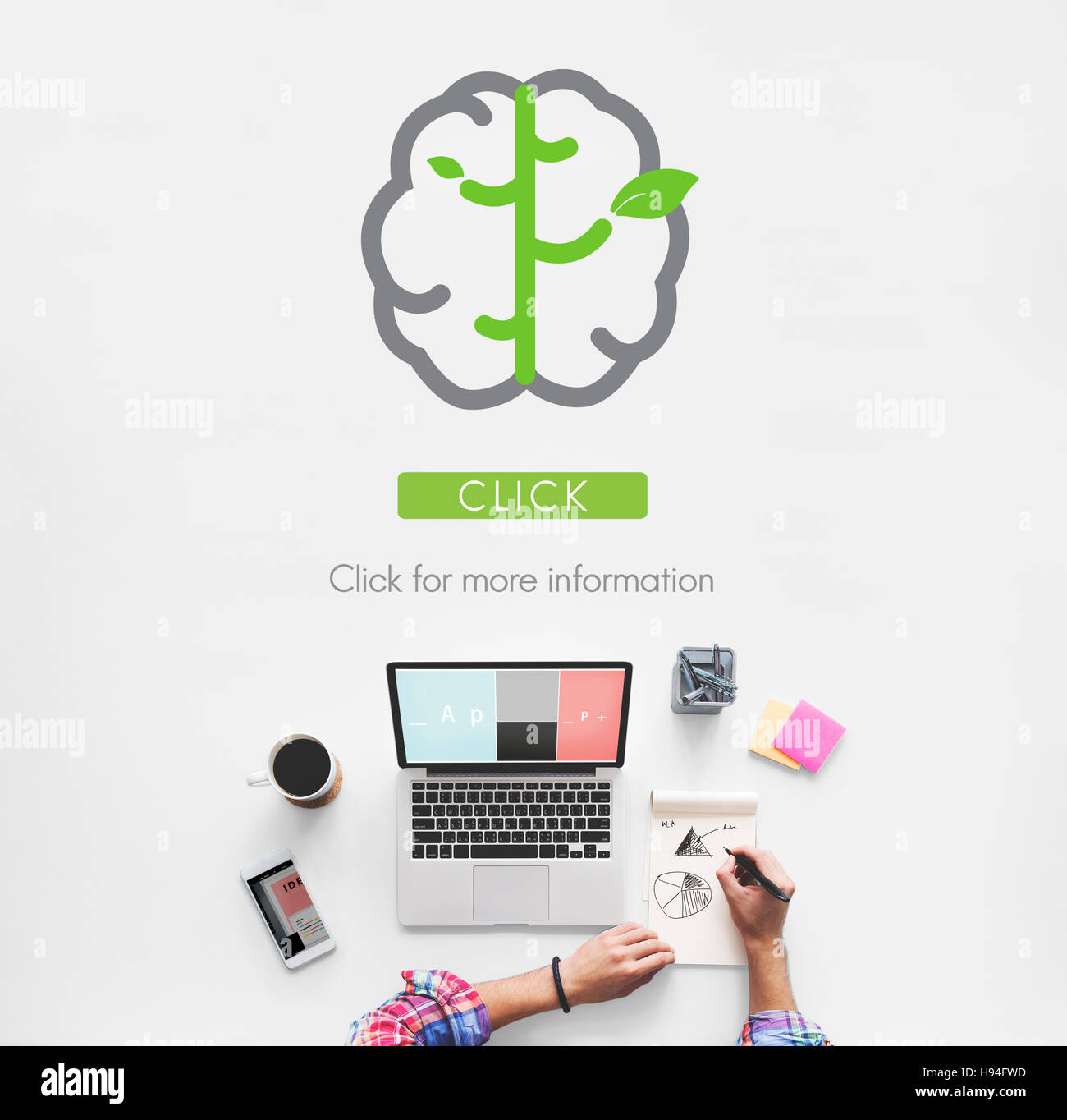 Creative Thinking Big Ideas Refresh Concept Stock Photo