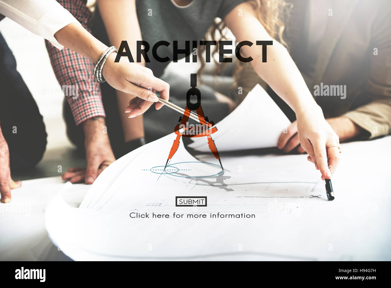 Architect Architecture Design Infrastructure Construction Concept Stock Photo Alamy