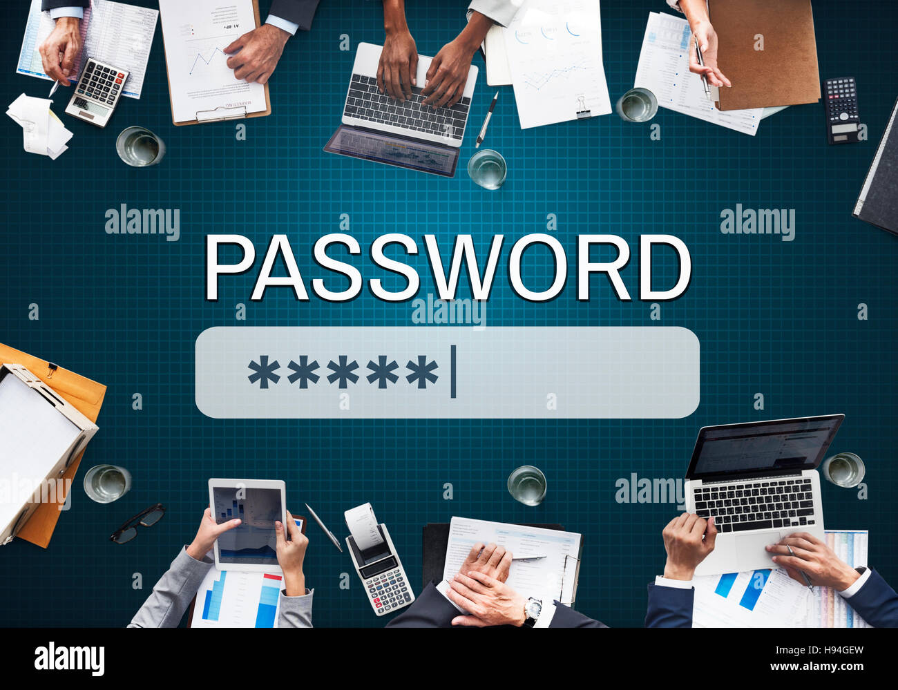 Password Access Firewall Internet Log-in Private Concept Stock Photo ...
