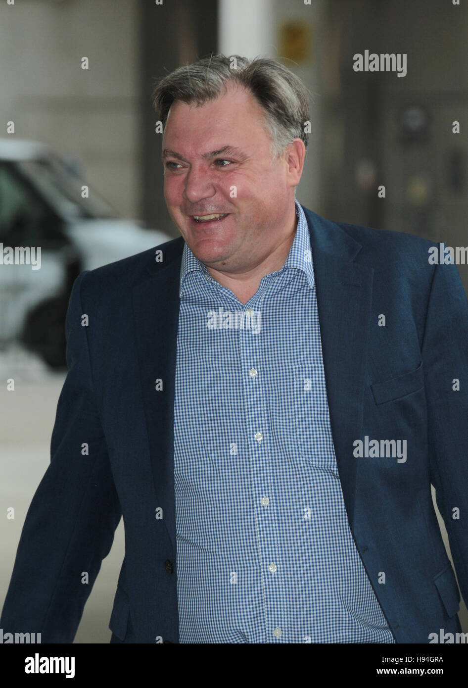 Ed Balls, Strictly Come Dancing contestant seen at the BBC studios London on 04 Sep, 2016 Stock Photo