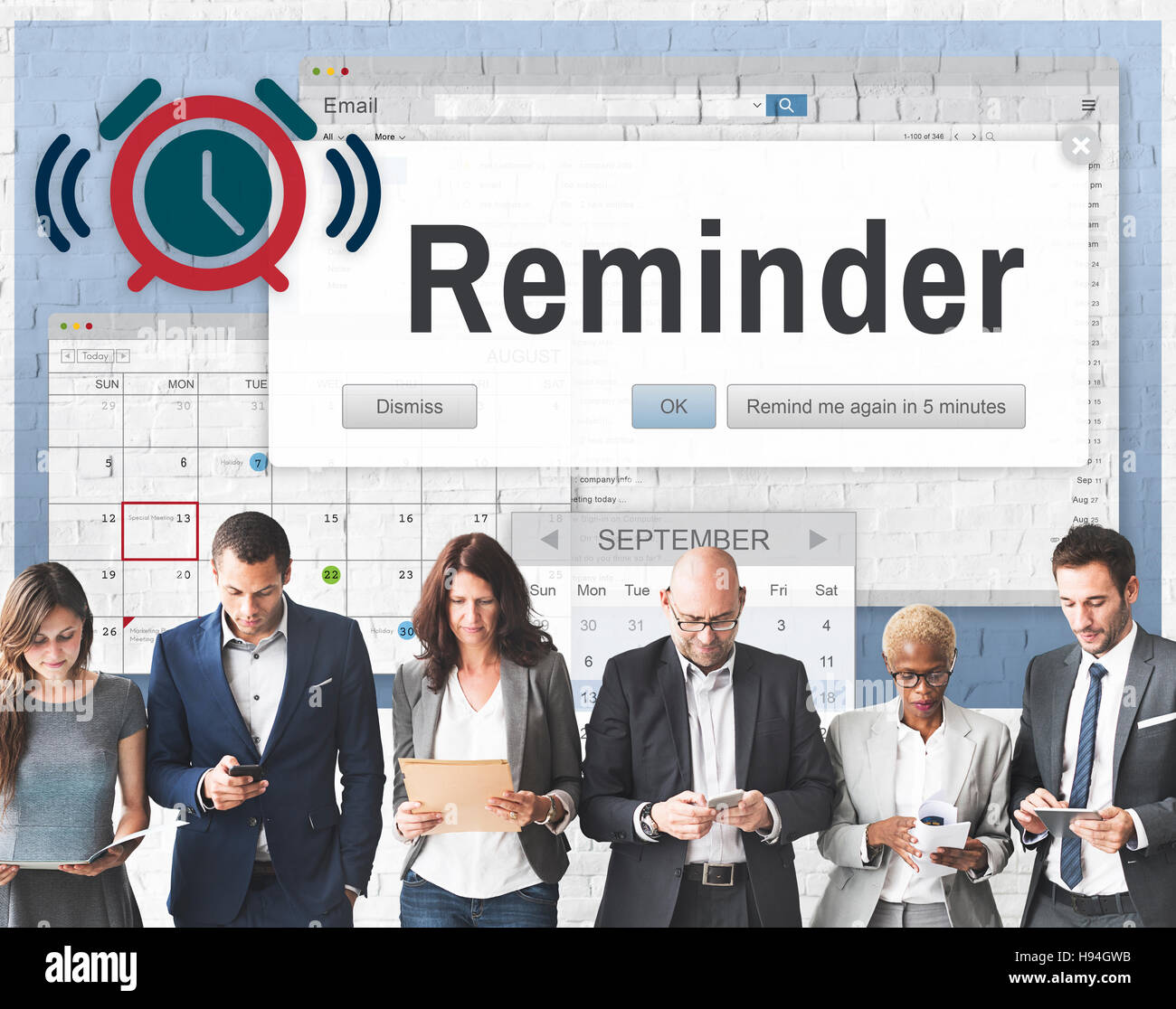 Reminder Planner Calendar Event Concept Stock Photo - Alamy
