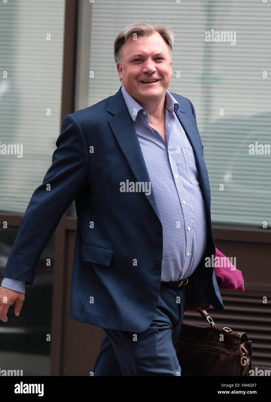 Ed Balls, Strictly Come Dancing contestant seen at the BBC studios London on 04 Sep, 2016 Stock Photo