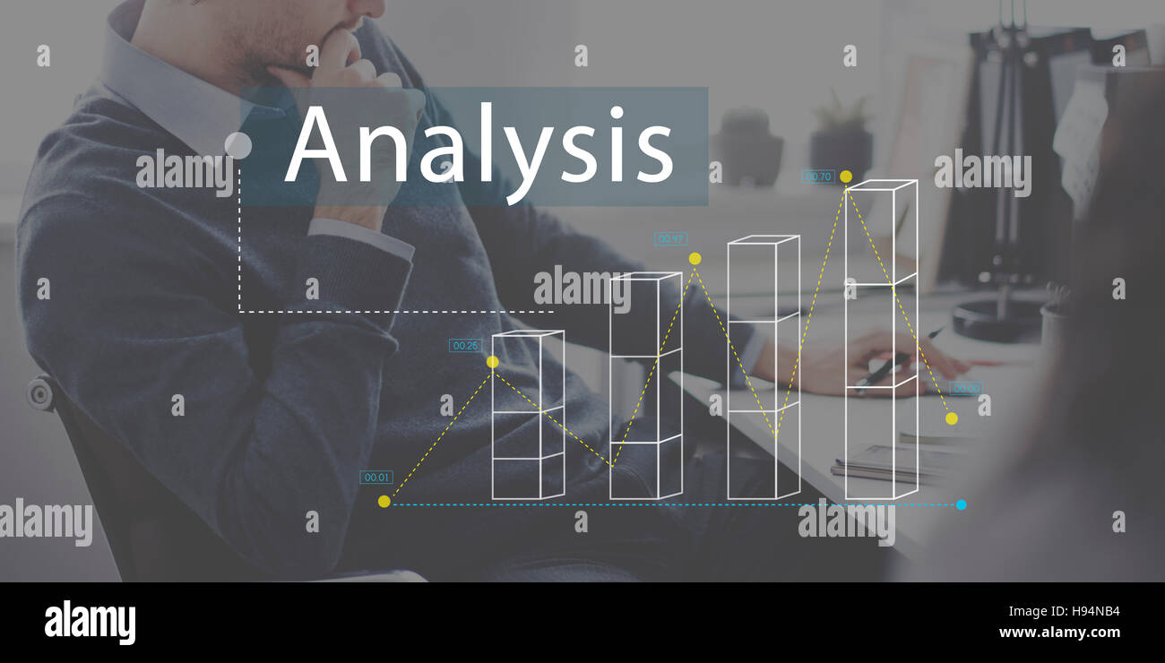 Bar Graph Statistics Analysis Business Concept Stock Photo - Alamy