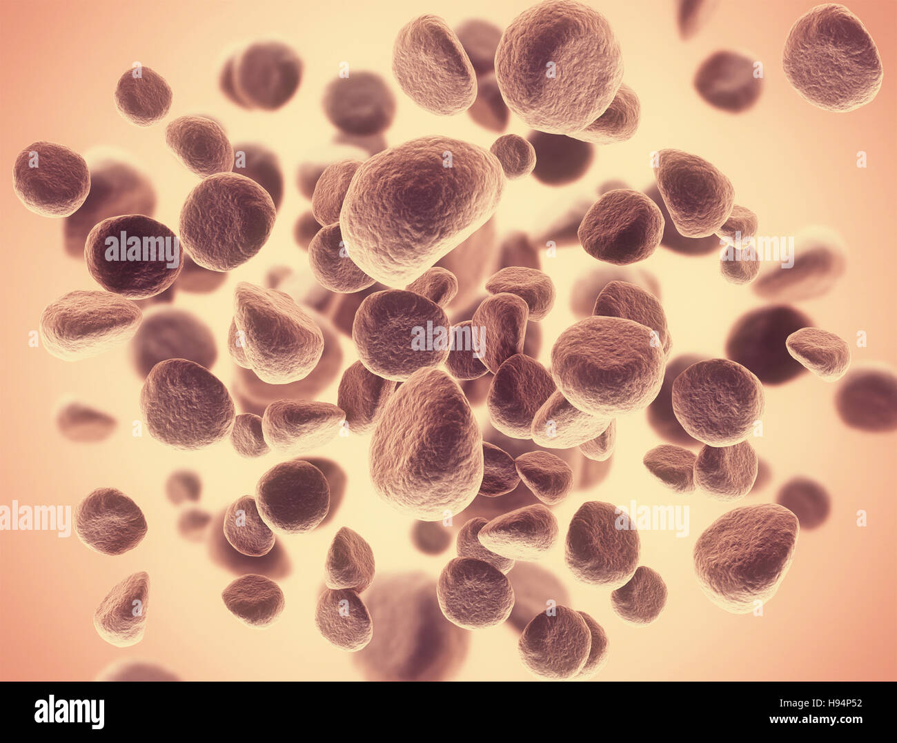 Cancer cells Stock Photo