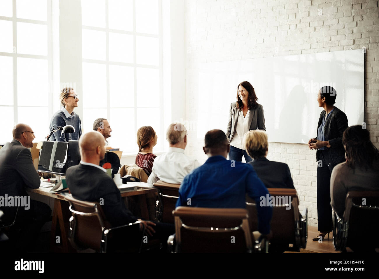 Business People Meeting Conference Brainstorming Concept Stock Photo ...