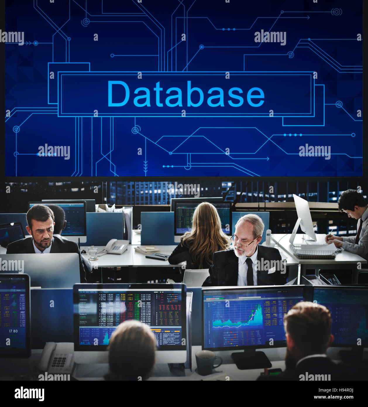 Database system hi-res stock photography and images - Alamy