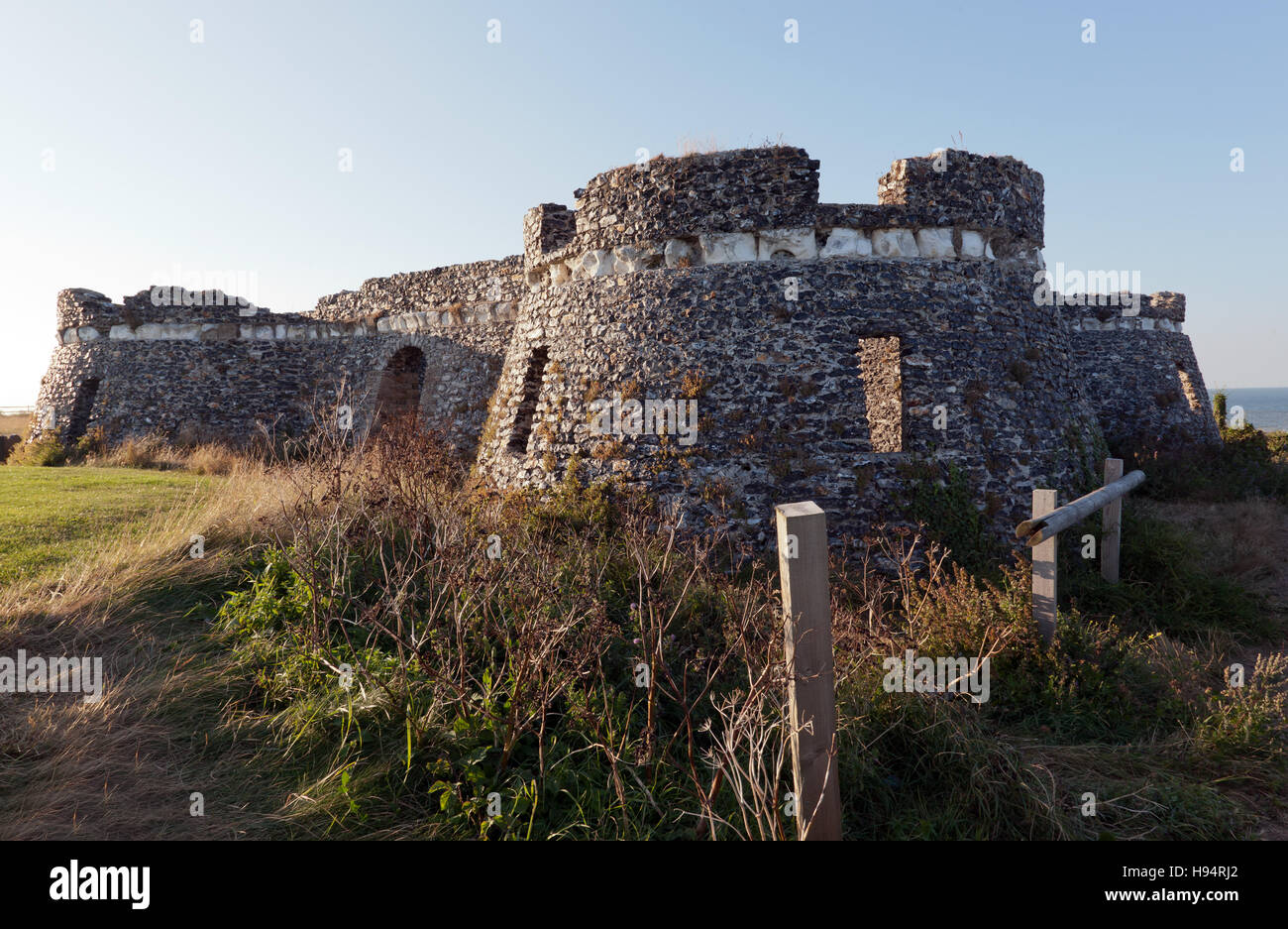 View of Neptune Towers, a folly built by Lord Holland, in 1760, to